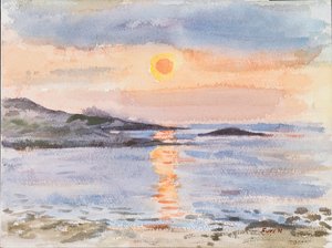 Cyprus, zonsondergang, 2019 door Christian Furr