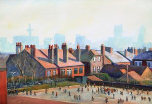 Schoolplein in Liverpool
