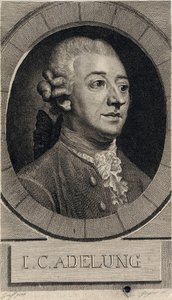 Johann Christoph Adelung 1732-1806 door Christian Gottlieb Geyser