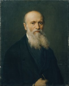 De schilder Eduard von Engerth door Christian Griepenkerl