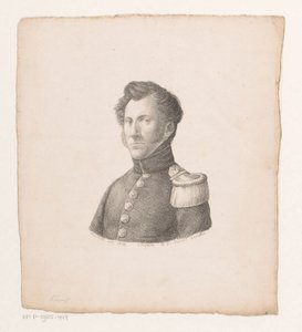 Portret van Arnold Willem de Bruin door Christian Heinrich Gottlieb Steuerwald