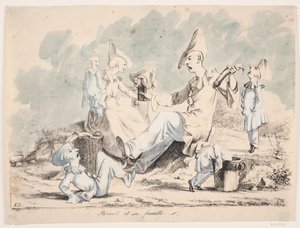 "Pierrot en zijn Familie" door Christian Holm