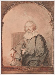Portret van een man in een leunstoel, uit Collection d