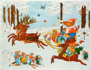 Kerstbeer door Christian Kaempf