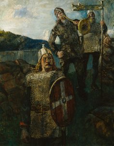 Koning Olav liet het legergeluid blazen door Christian Krohg