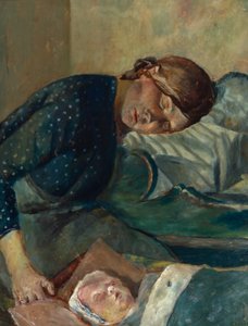 Moeder en Kind door Christian Krohg