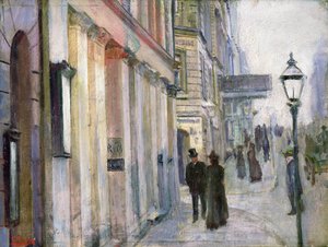 De hoek van Karl Johan en Dronningens Straat