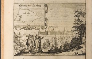 Nöteborg Illustratie uit Reizen naar de Grote Hertog van Muscovy en de Koning van Perzië door Adam Ol