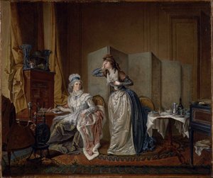 Het Slechte Nieuws, 1794 door Christian Marie Colin De La Biochaye