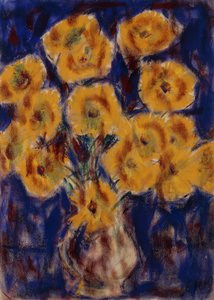 Chrysanten door Christian Rohlfs