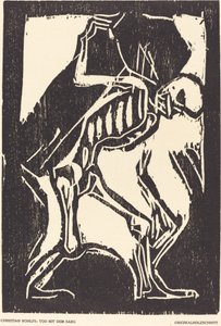 Dood met een kist, ca. 1917