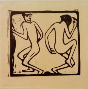 Twee Dansers door Christian Rohlfs