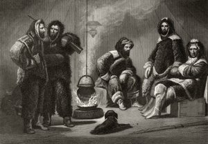 Leven in de Brig, gegraveerd door J. McGoffin, uit 