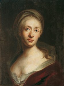 Portret van een dame door Christian Seybold