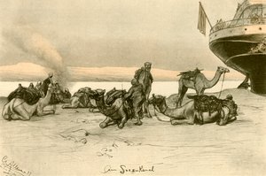 Bij het Suezkanaal door Christian Wilhelm Allers