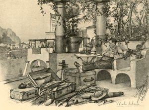 Thuis weer, 1898 door Christian Wilhelm Allers