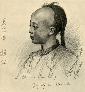 Li-Chi uit Chinkiang, China, 1898 door Christian Wilhelm Allers
