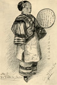 Me-J - dochter van een mandarijn, Hankow, China, 1898