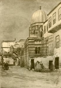 Moskee, Caïro, Egypte door Christian Wilhelm Allers