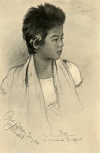Päo - tienermeisje, Bangkok door Christian Wilhelm Allers