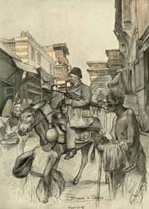 Straat in Caïro, 1898