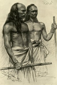 Tamil mannen, Colombo, Ceylon, 1898