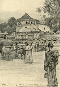 De Tempel van de Tand, Kandy, Ceylon, 1898