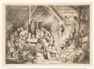 Aanbidding door de herders