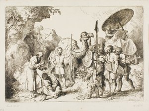 Doop van de kamerheer van koningin Candace van Ethiopië
