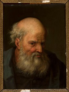 Hoofd van een oude man (Sint-Pieter?) door Christian Wilhelm Ernst Dietrich