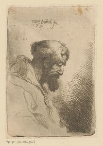 Neerkijkende franciscaan