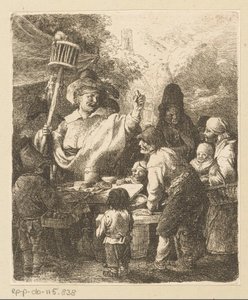 Rattengifverkoper door Christian Wilhelm Ernst Dietrich
