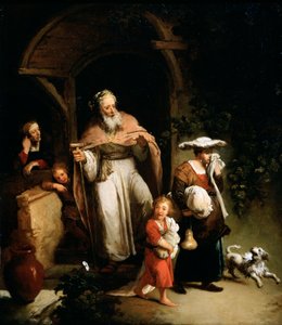 De verdrijving van Hagar, 18e eeuw