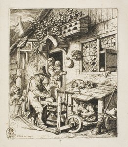 De Scharenslijper door Christian Wilhelm Ernst Dietrich