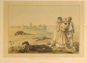 Bij Ostrovno op 1 augustus 1812, 1820s door Christian Wilhelm Faber du Faur von