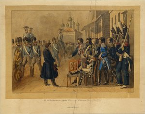 Vyazma op 30 augustus 1812, 1820s door Christian Wilhelm Faber du Faur von