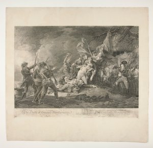 De dood van generaal Montgomery bij Quebec