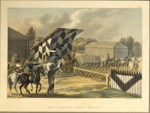 Gzhatsk op 5 september 1812 door Christian Wilhelm von Faber du Faur