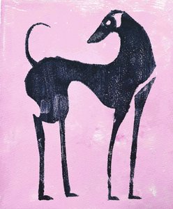Abstract: Roze windhond