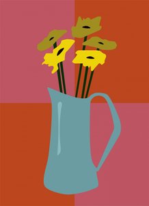 Bloemen in een vaas