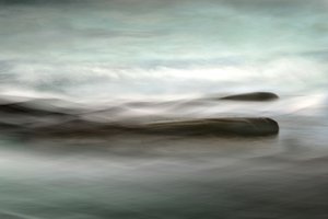 Rustige oceaanstroming