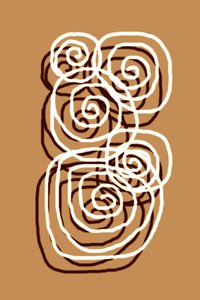 Abstracte krullen door Christina Sillen