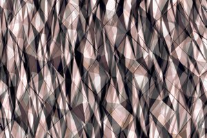 Gefacetteerde geometrische lagen door Christina Sillen