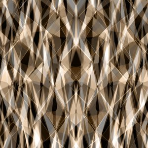 Warme geometrische abstractie door Christina Sillen