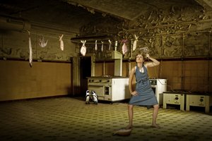 Een surrealistische culinaire scène