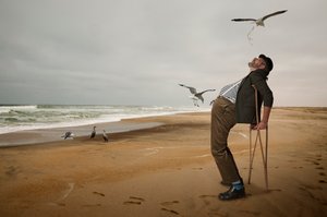 Een sprookjesachtige ontmoeting op het strand door Christine von Diepenbroek