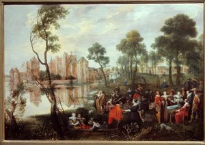 Picknick in een galant park