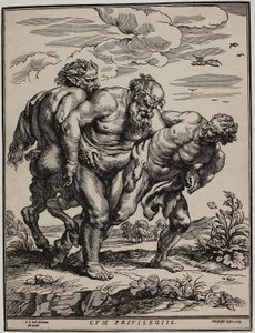De dronken Silenus door Christoffel Jegher