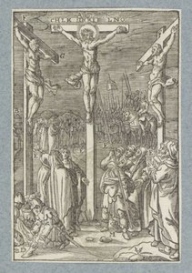 Christus aan het kruis door Christoffel van Sichem (II)