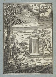 Gods verbond met Abraham; Jakob zalft de steen waarop hij geslapen heeft